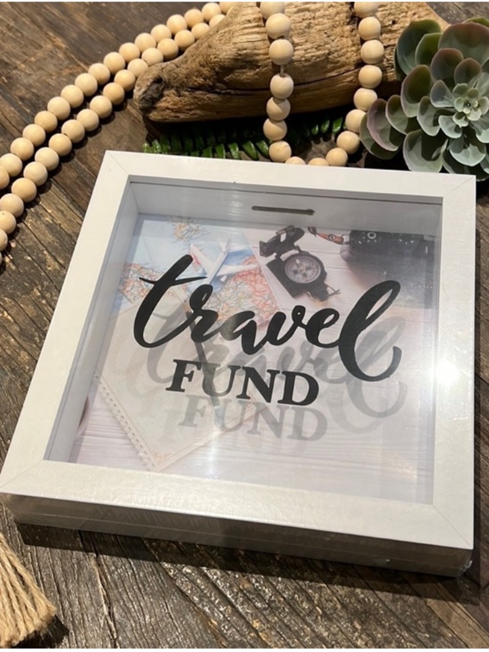 PIGGY BANK - Travel Fund Frame Bank!